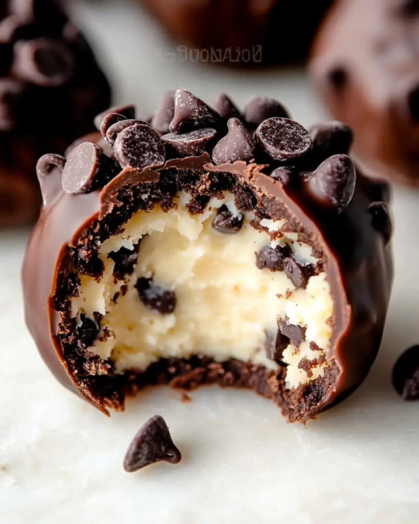 Chocolate Chip Cookie Dough Brownie Bombs Recipe
