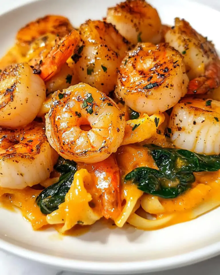 Creole Garlic Alfredo with Cheese Stuffed Tortellini Recipe