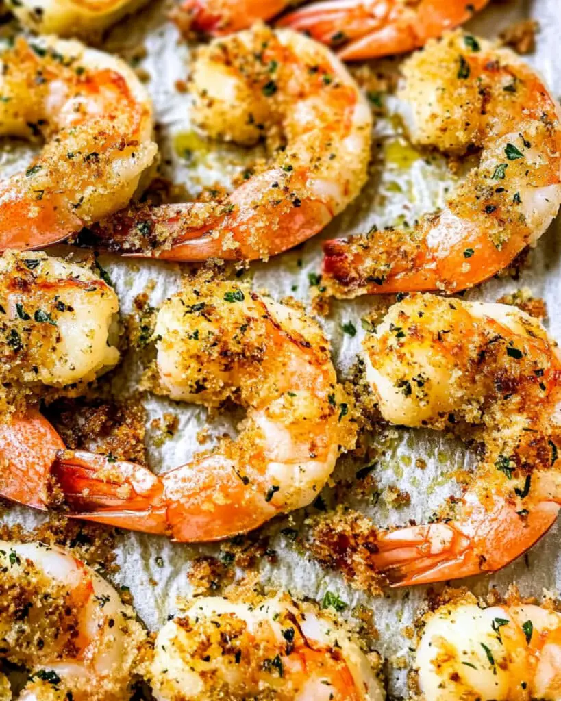 Crispy Baked Garlic Shrimp Recipe