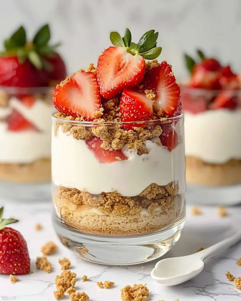 High Protein Cheesecake Jars Recipe