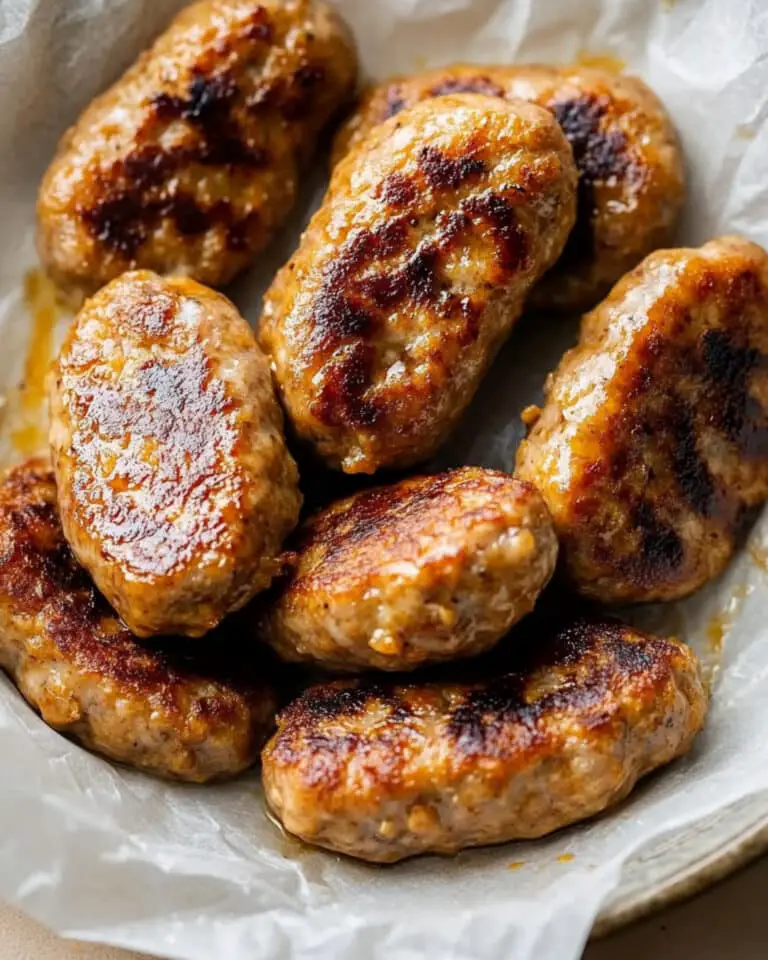 Homemade Maple Chicken Sausage Recipe