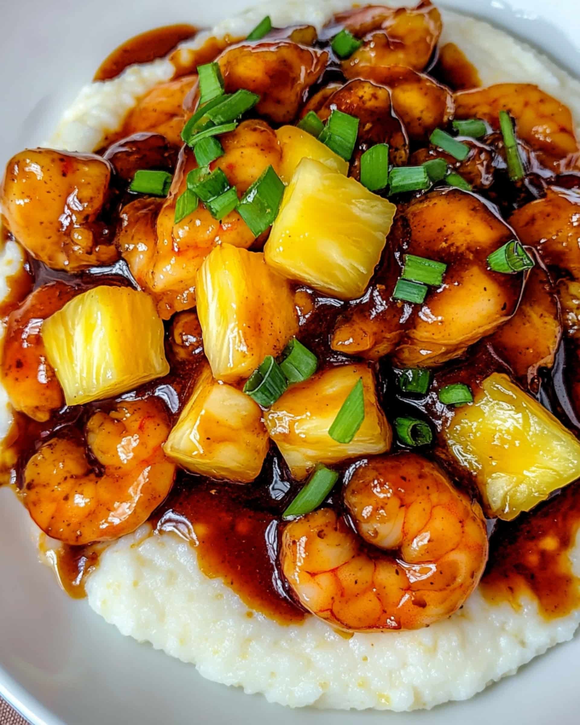 Jerk Shrimp and Cheesy Grits Recipe