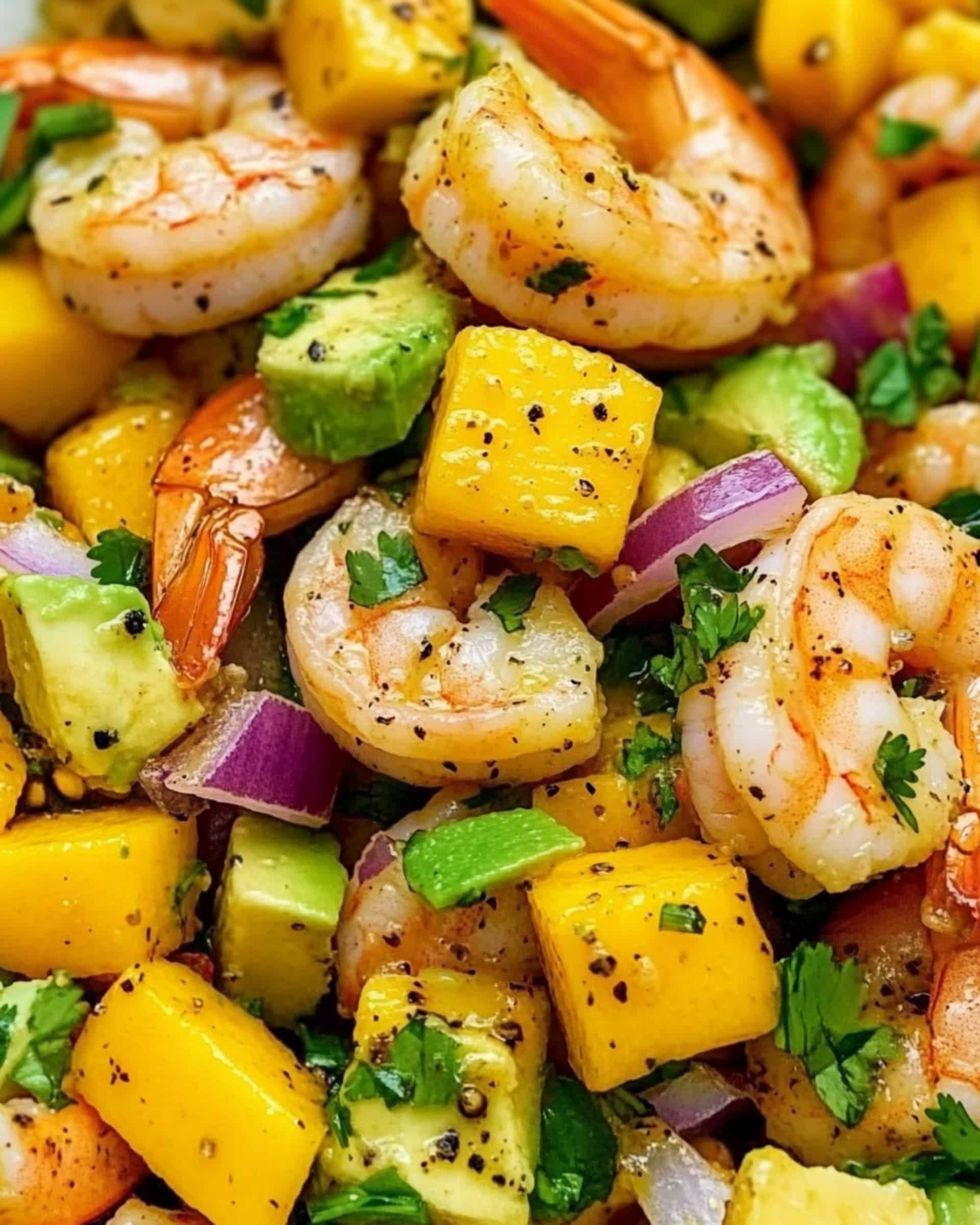 Mango Pineapple Shrimp Salad Recipe