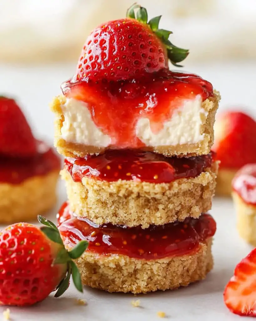 Mini Strawberry Cheesecakes Recipe