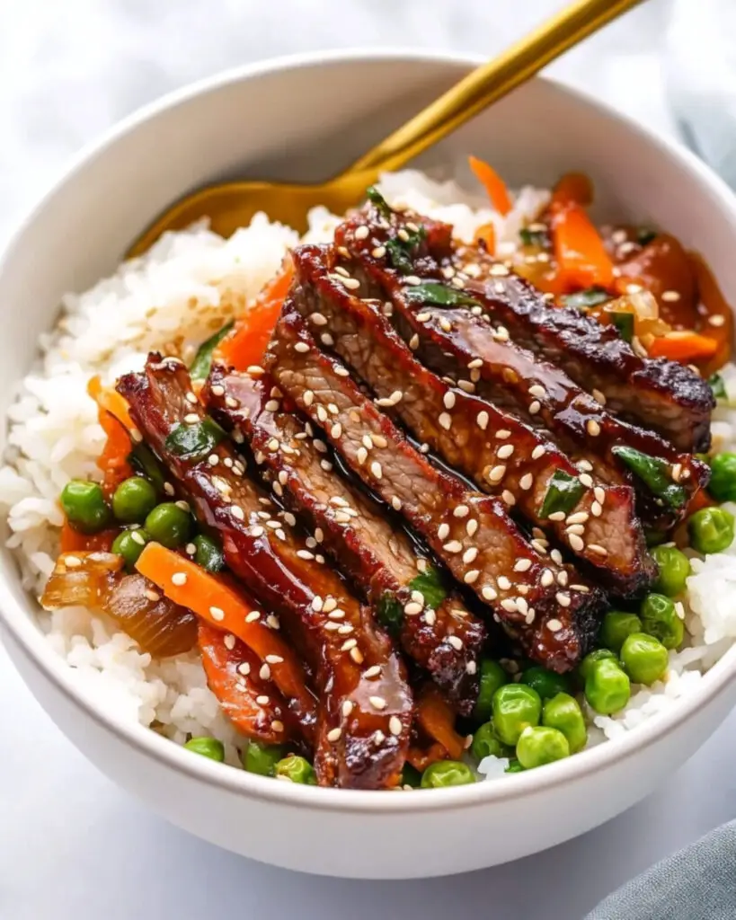 Mongolian Beef Stir-Fry Bowls Recipe