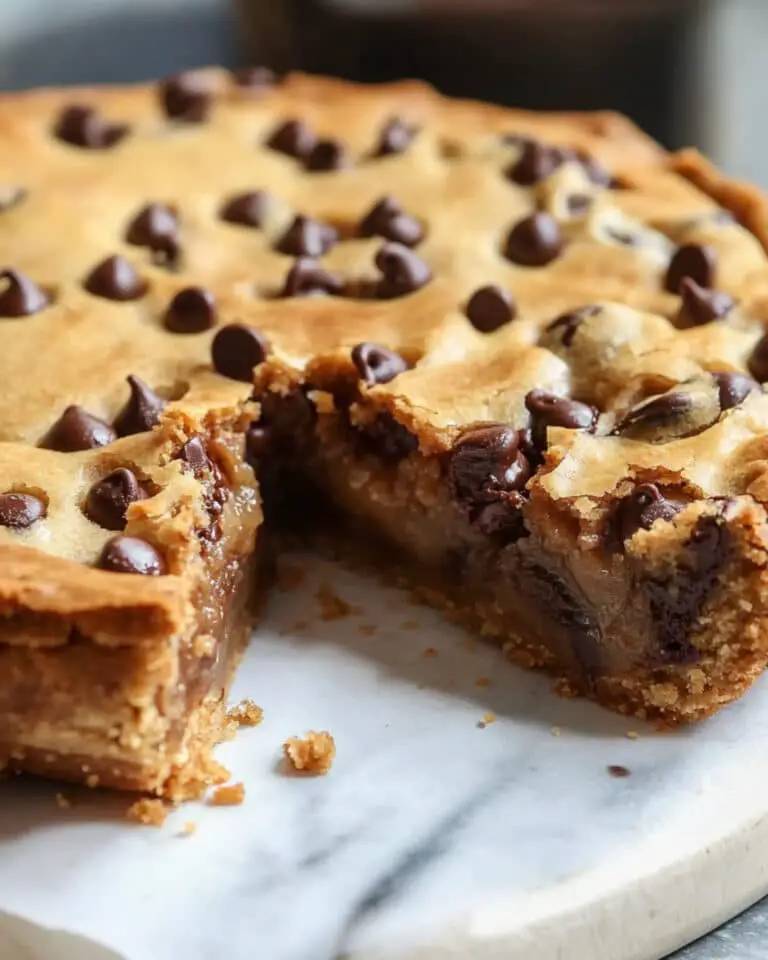 Nutella Stuffed Cookie Pie Recipe