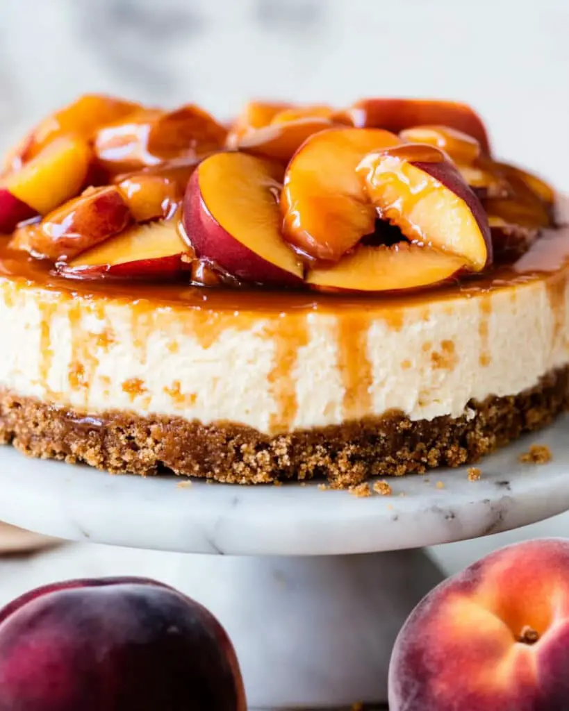 Peach Cobbler Cheesecake Recipe