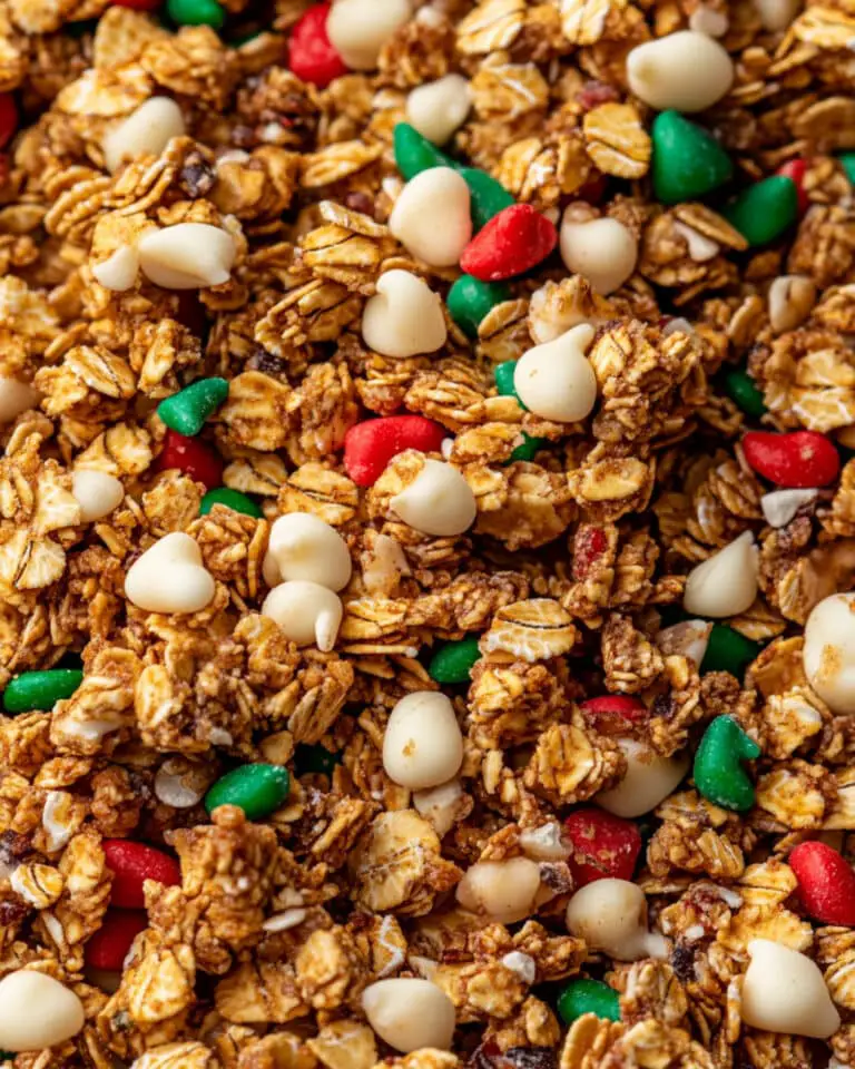 Peppermint White Chocolate Granola Recipe