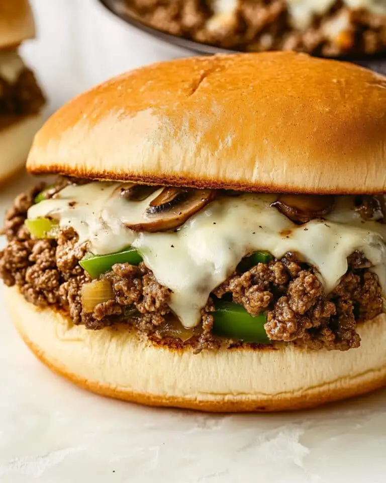 Philly Cheesesteak Sloppy Joes Recipe