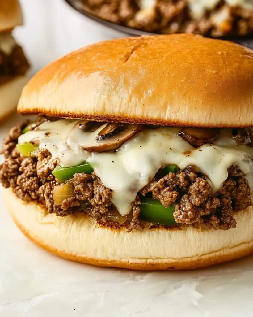 Philly Cheesesteak Sloppy Joes Recipe