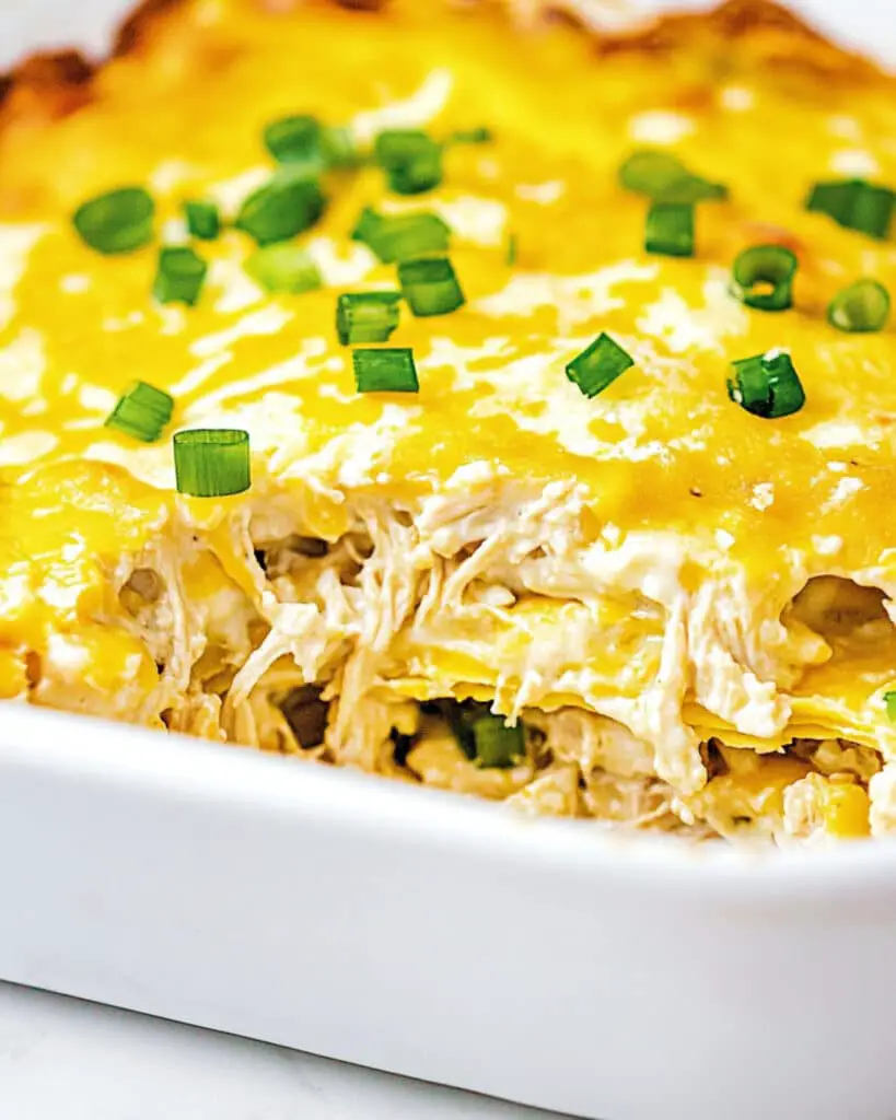 Sour Cream Chicken Enchilada Casserole Recipe