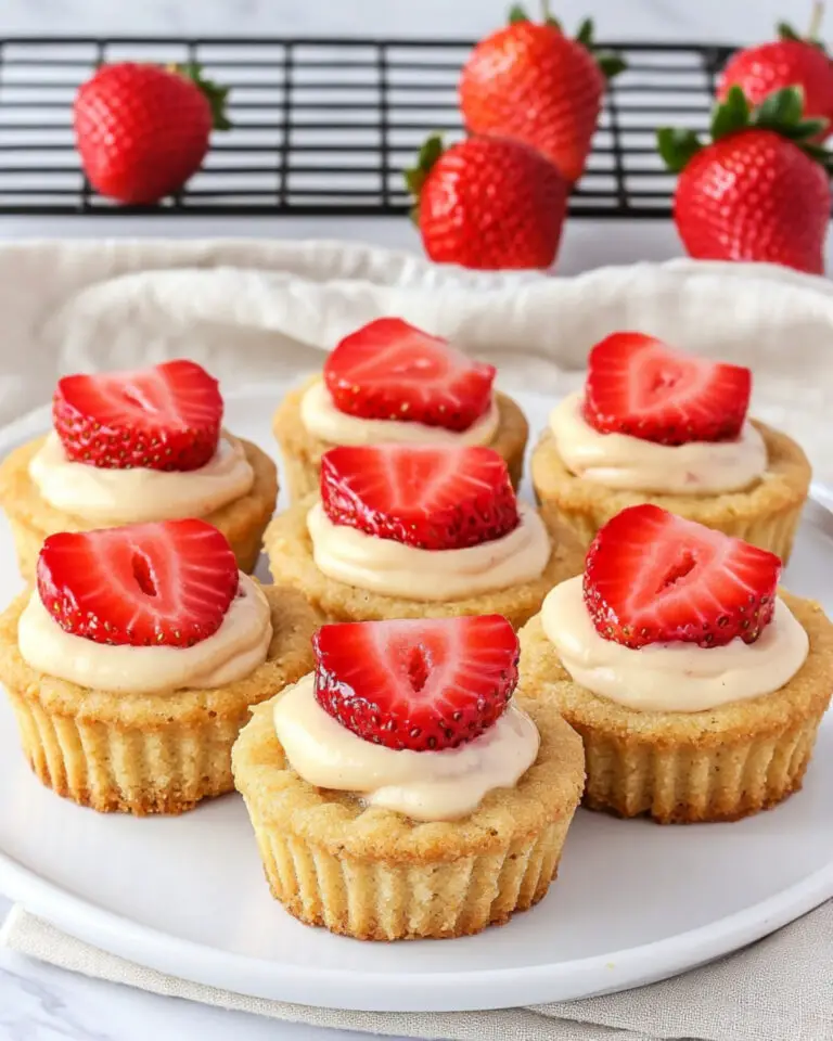 Strawberry Cheesecake Cookie Cups Recipe