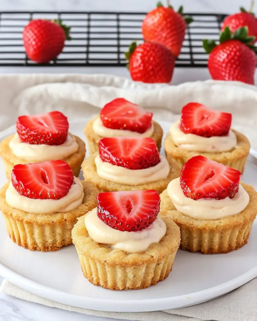 Strawberry Cheesecake Cookie Cups Recipe
