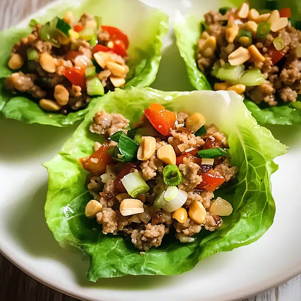Asian Chicken Lettuce Wraps (better than P.F. Chang's)! Recipe - Recipe Image