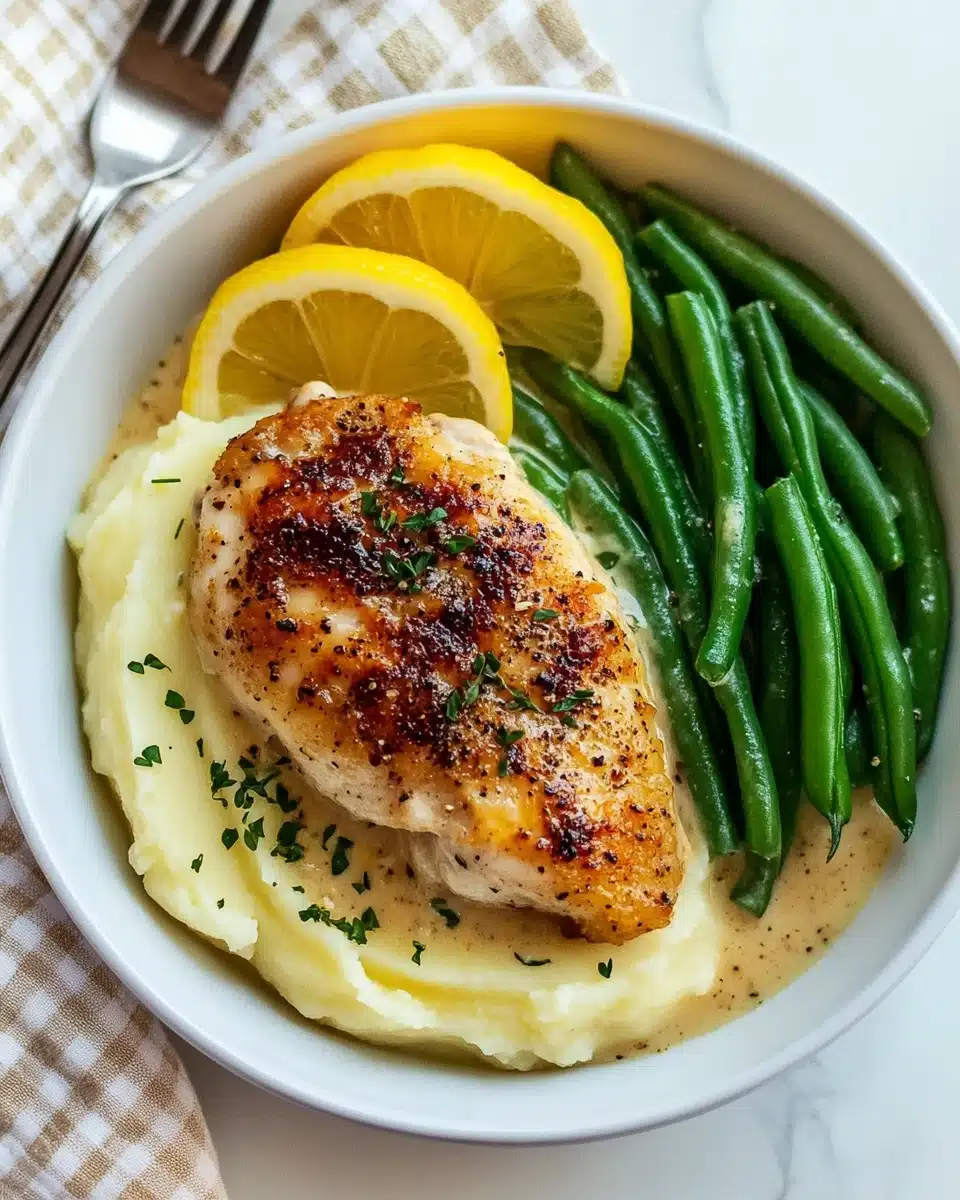 Creamy Lemon Pepper Chicken Recipe