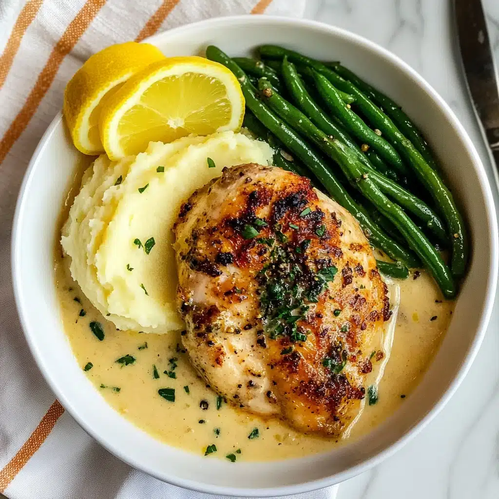 Creamy Lemon Pepper Chicken Recipe - Recipe Image