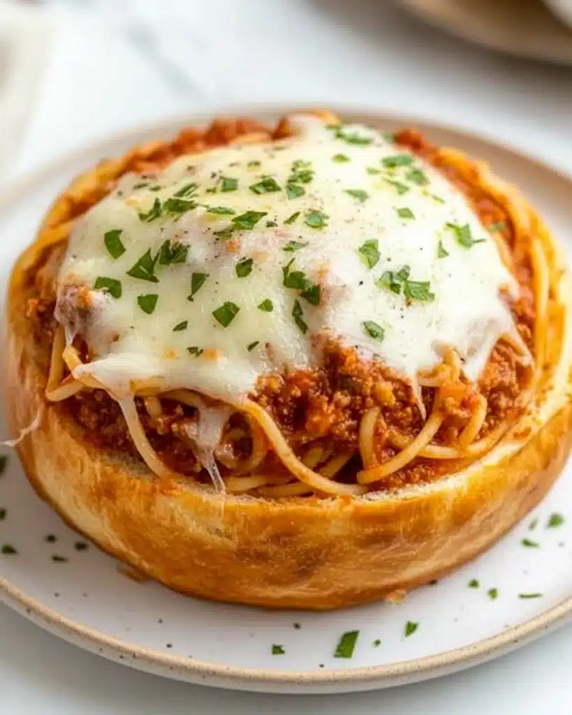 Bread Bowl Spaghetti Recipe