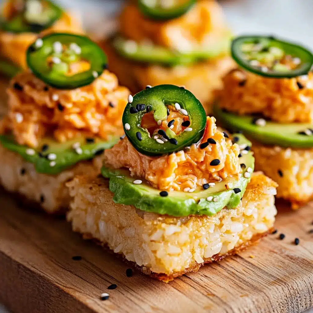 Crispy Rice with Spicy Tuna Recipe - Recipe Image
