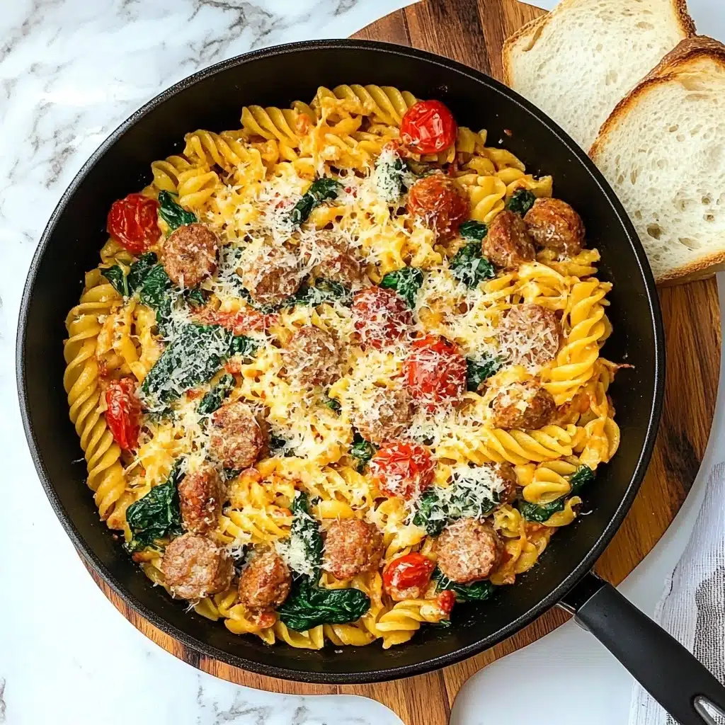 Garlic Butter & Tomato Pasta Recipe - Recipe Image