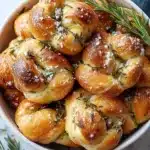 Garlic Rosemary Focaccia Muffins Recipe