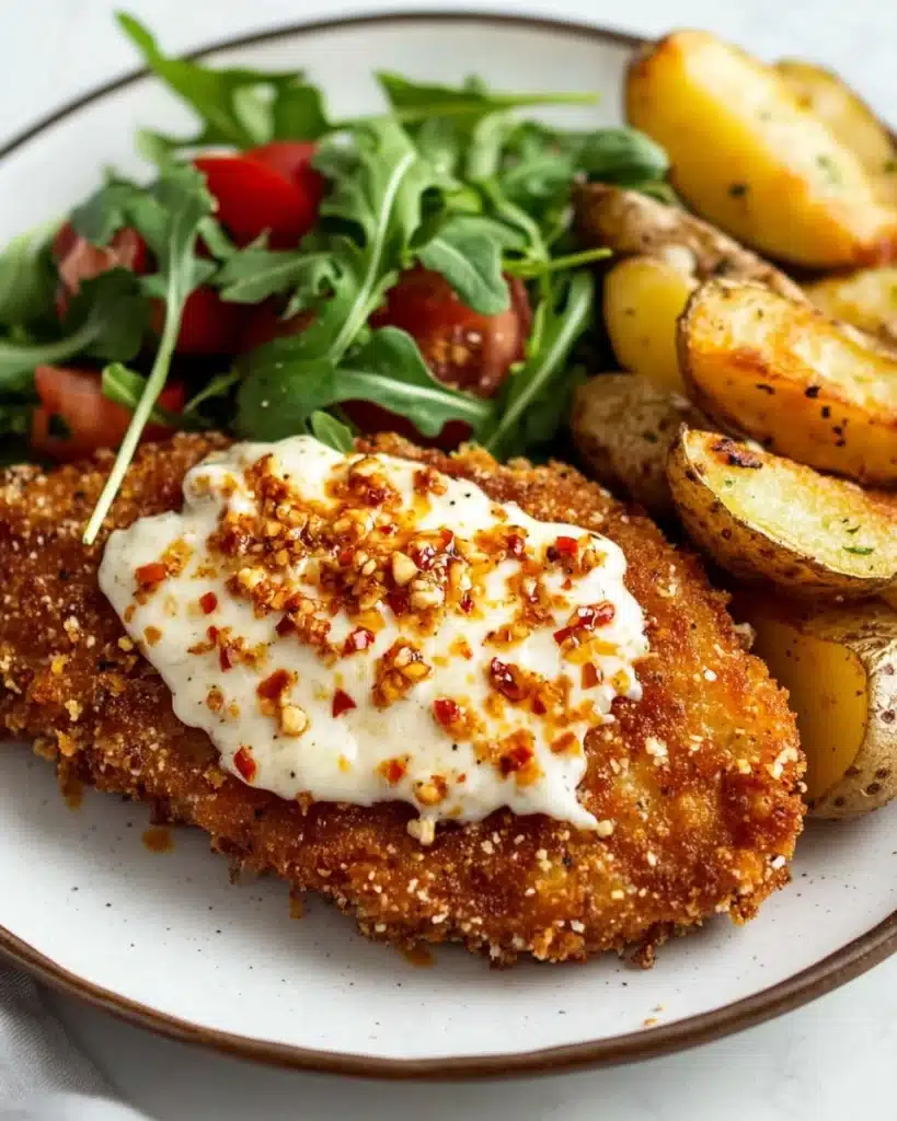 Crispy Hot Honey Feta Chicken Recipe