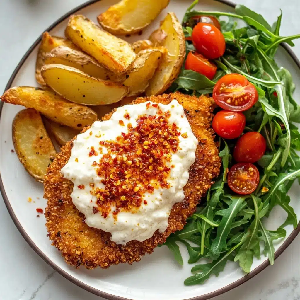 Crispy Hot Honey Feta Chicken Recipe - Recipe Image