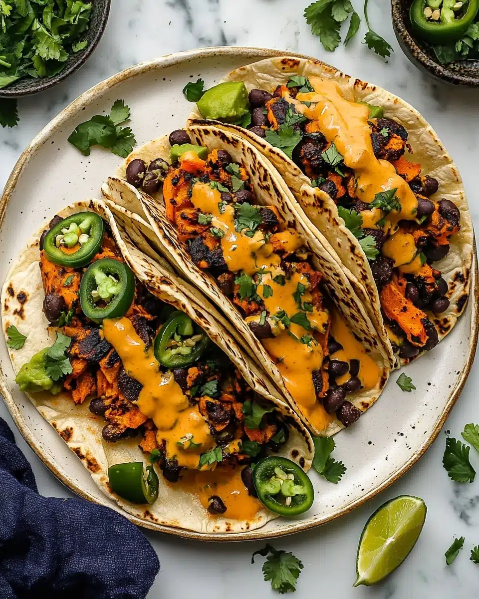 Chipotle Sweet Potato Quinoa Tacos Recipe