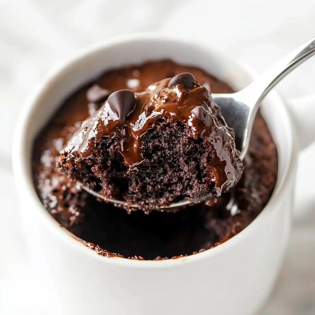 Chocolate Vegan Mug Cake Recipe - Recipe Image