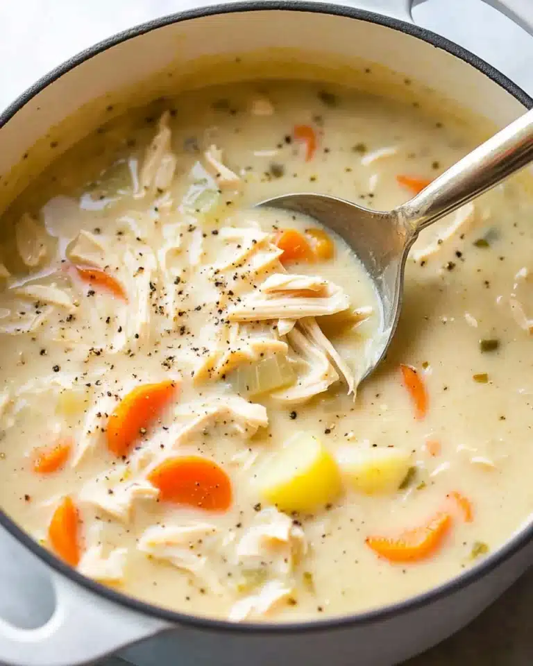 Creamy Chicken Noodle Soup Recipe