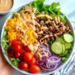 Cheeseburger Salad with Skinny Special Sauce Recipe