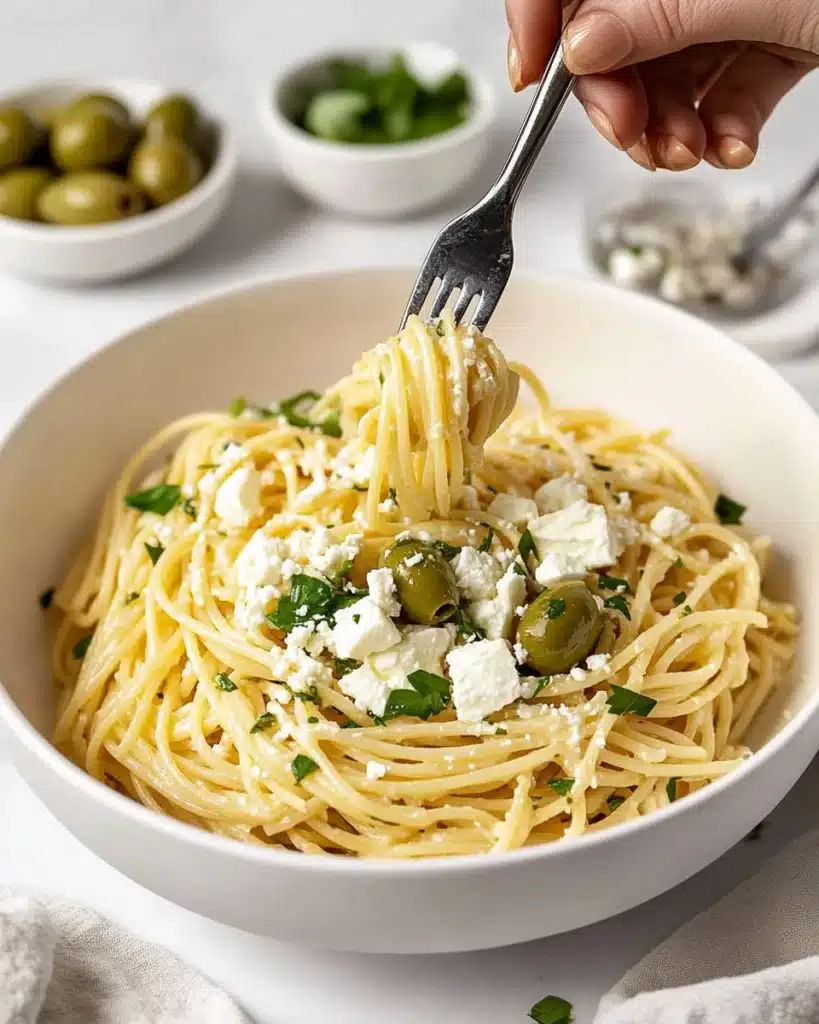 Dirty Martini Pasta Recipe