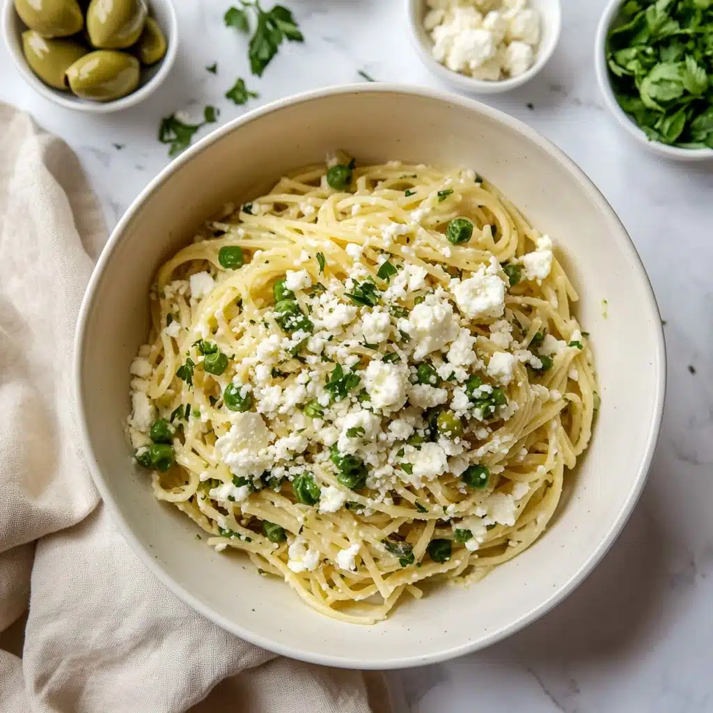 Dirty Martini Pasta Recipe - Recipe Image