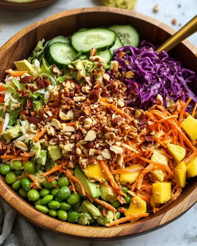 Satay Crispy Rice Salad Recipe