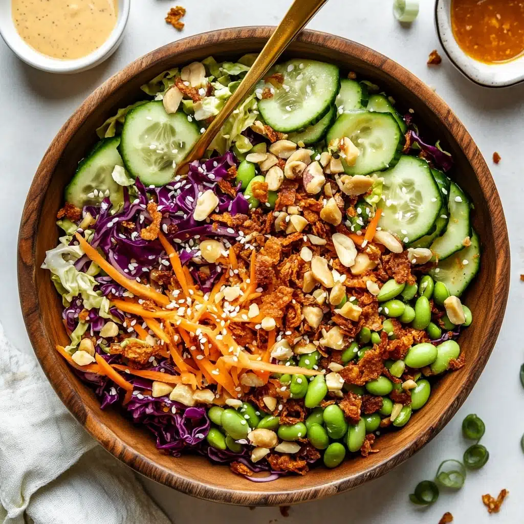 Satay Crispy Rice Salad Recipe - Recipe Image