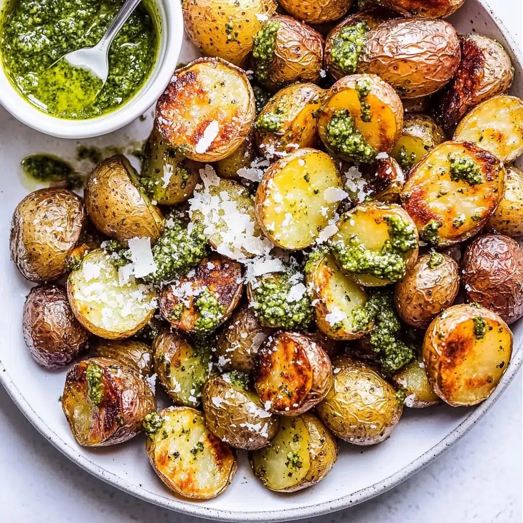Parmesan Pesto Roasted Potatoes Recipe - Recipe Image