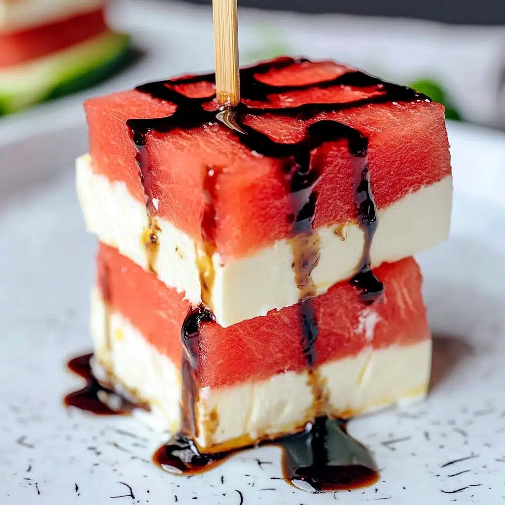 Watermelon Feta Appetizer Bites Recipe - Recipe Image