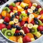 Honey Lime Rainbow Fruit Salad Recipe