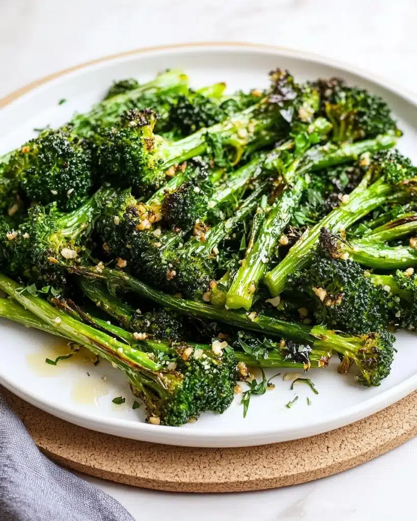 Charred Broccolini with Preserved Lemon & Caper Dressing Recipe