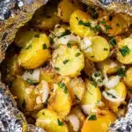 Cheesy Campfire Potatoes Recipe