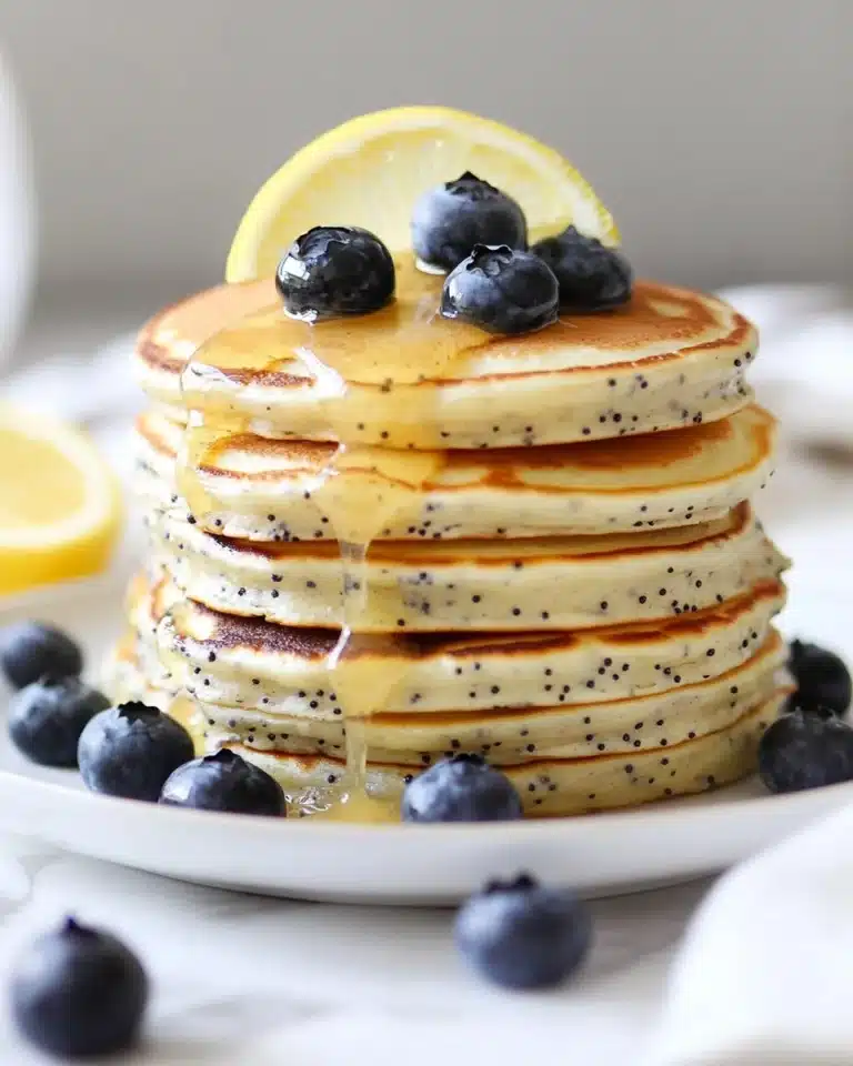 Lemon Poppy Seed Pancakes Recipe