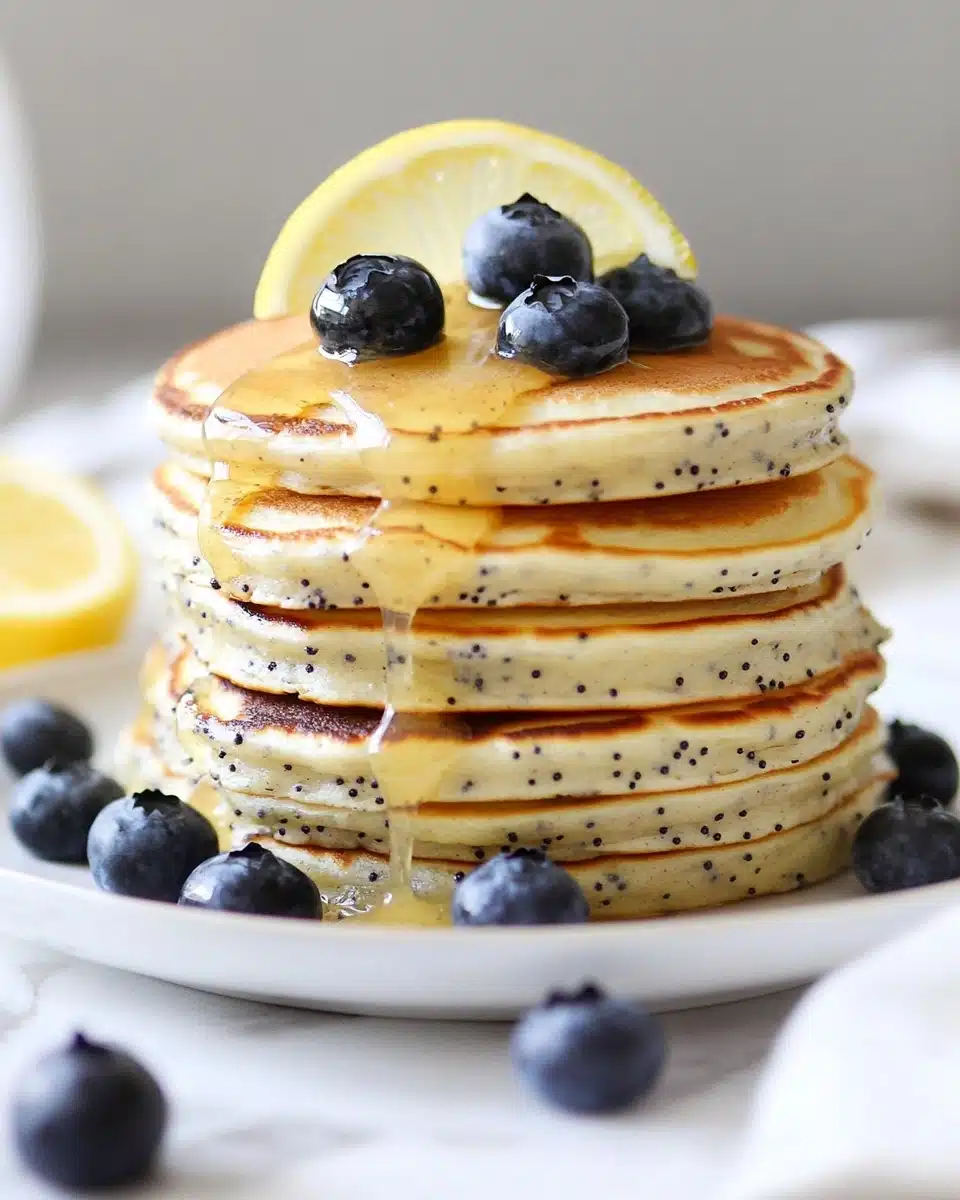 Lemon Poppy Seed Pancakes Recipe