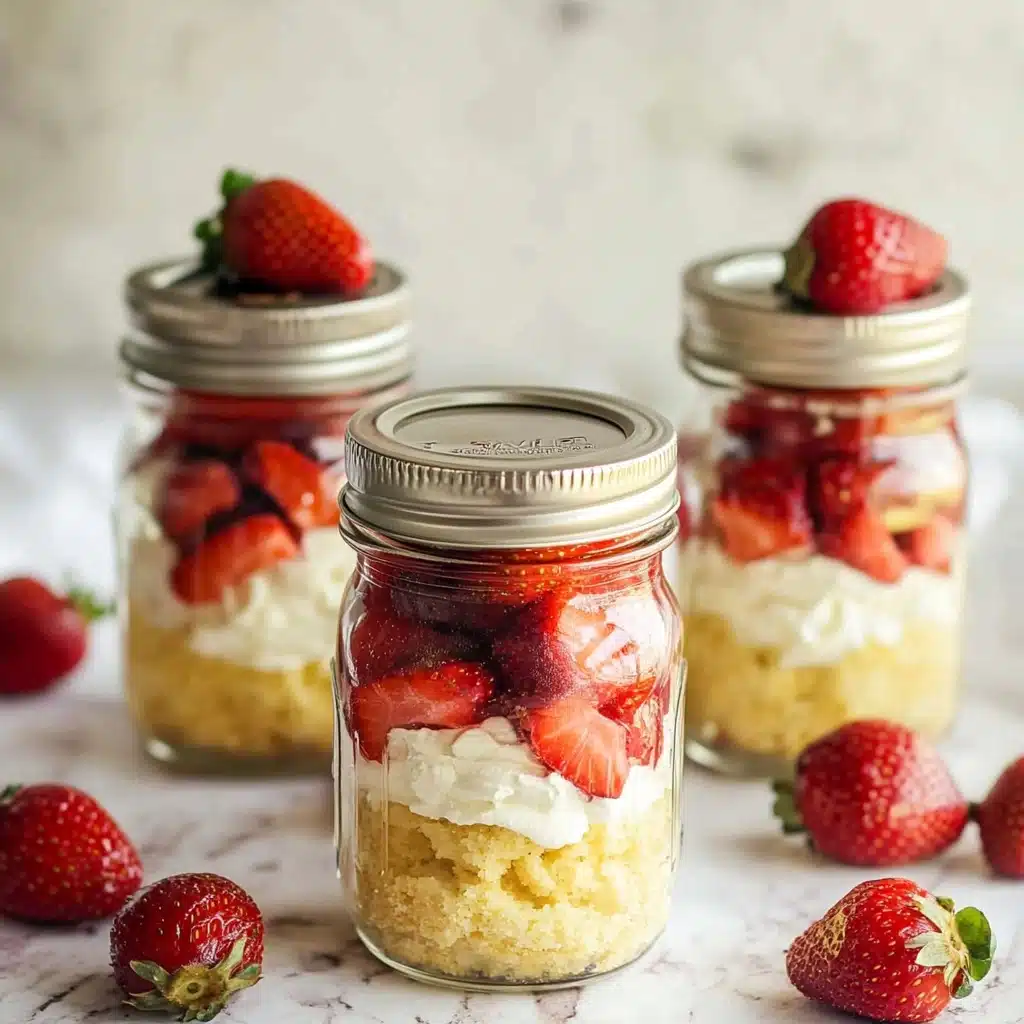 Strawberry Shortcake In A Jar Recipe - Recipe Image