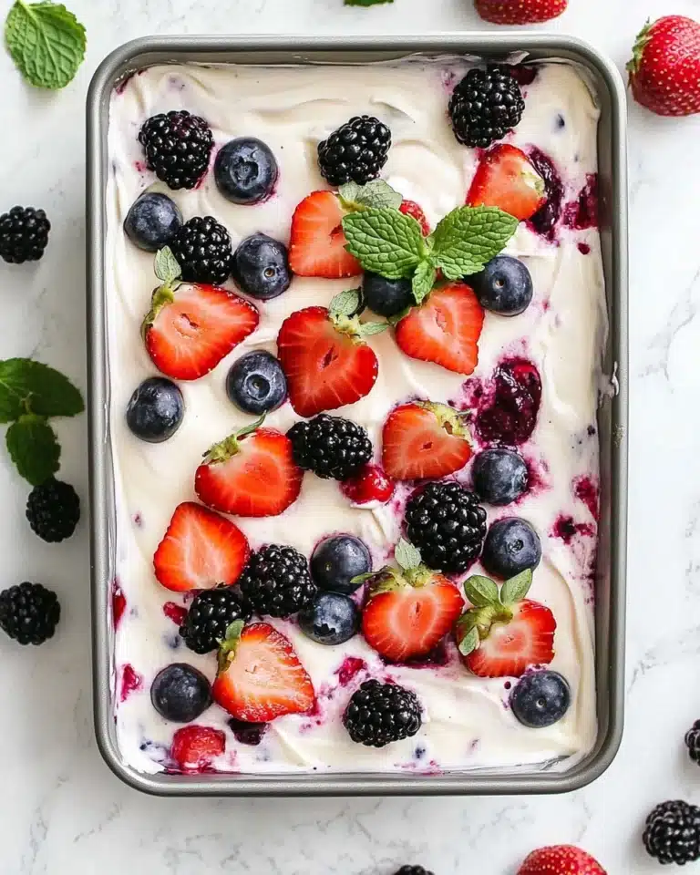 Berry Icebox Cake Recipe