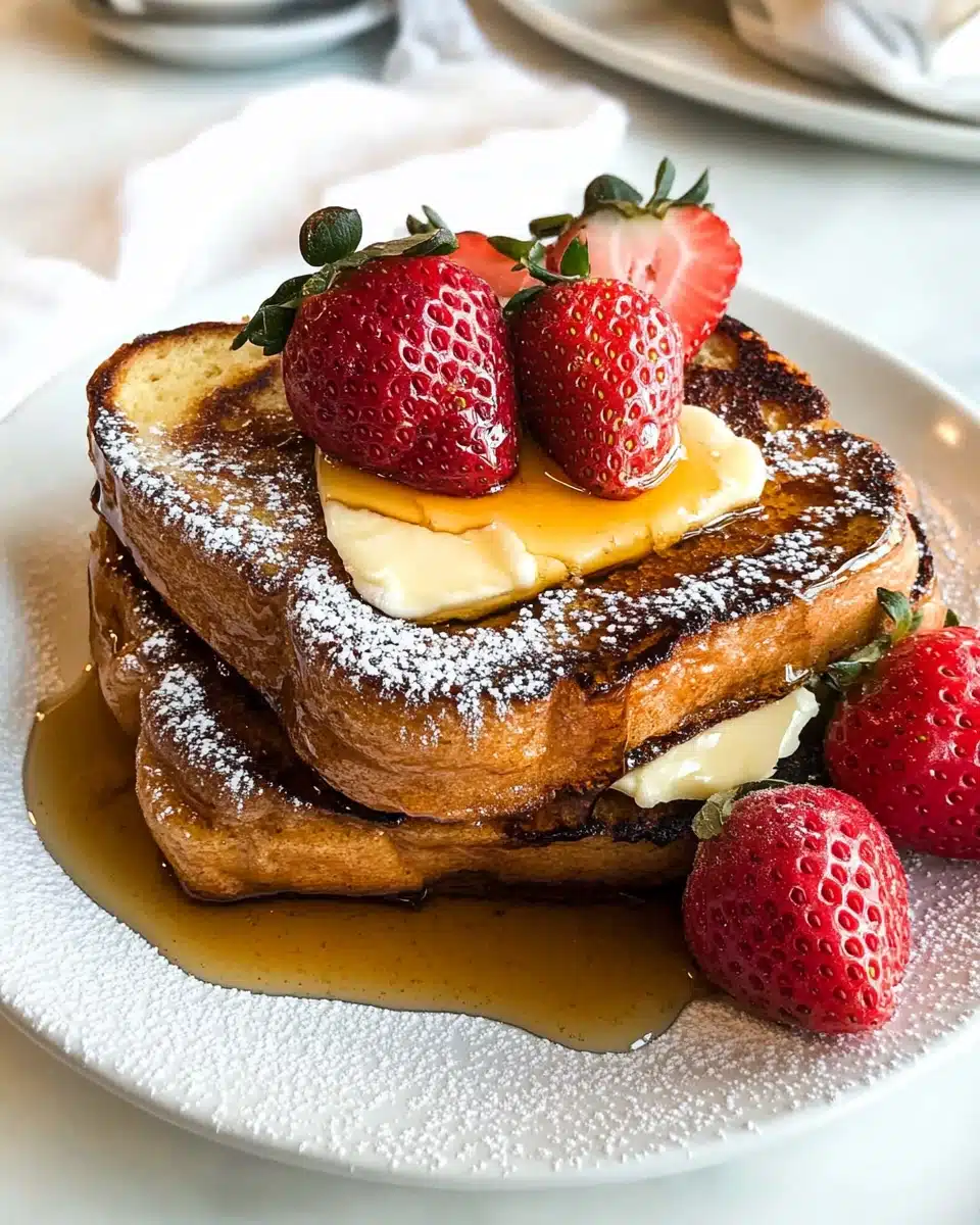 Strawberry Cheesecake Stuffed French Toast Recipe