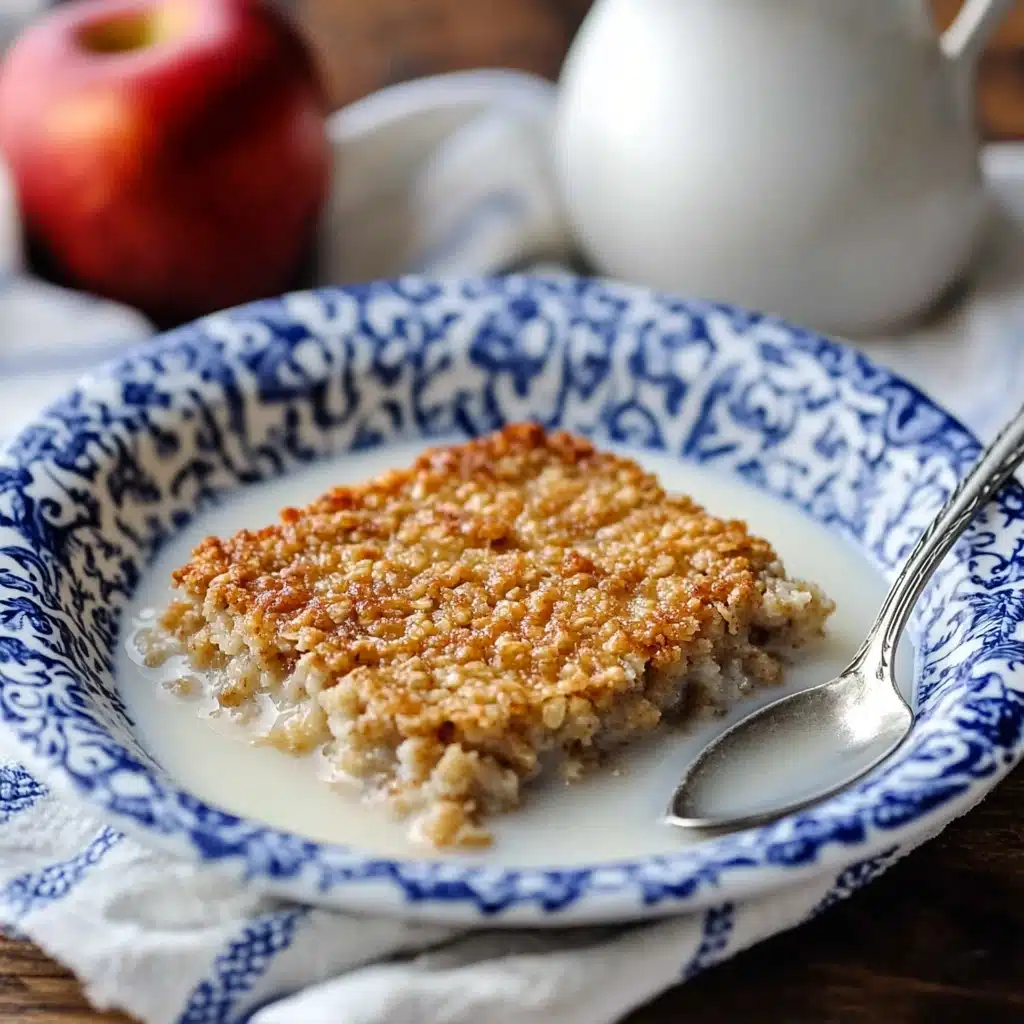 Amish Baked Oatmeal Recipe with Apples and Cinnamon Recipe - Recipe Image