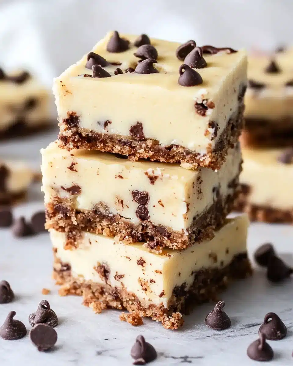 Chocolate Chip Cheesecake Bars Recipe