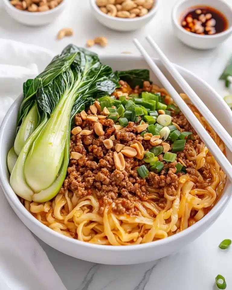 Dan Dan Noodles (Dan Dan Mian) Recipe