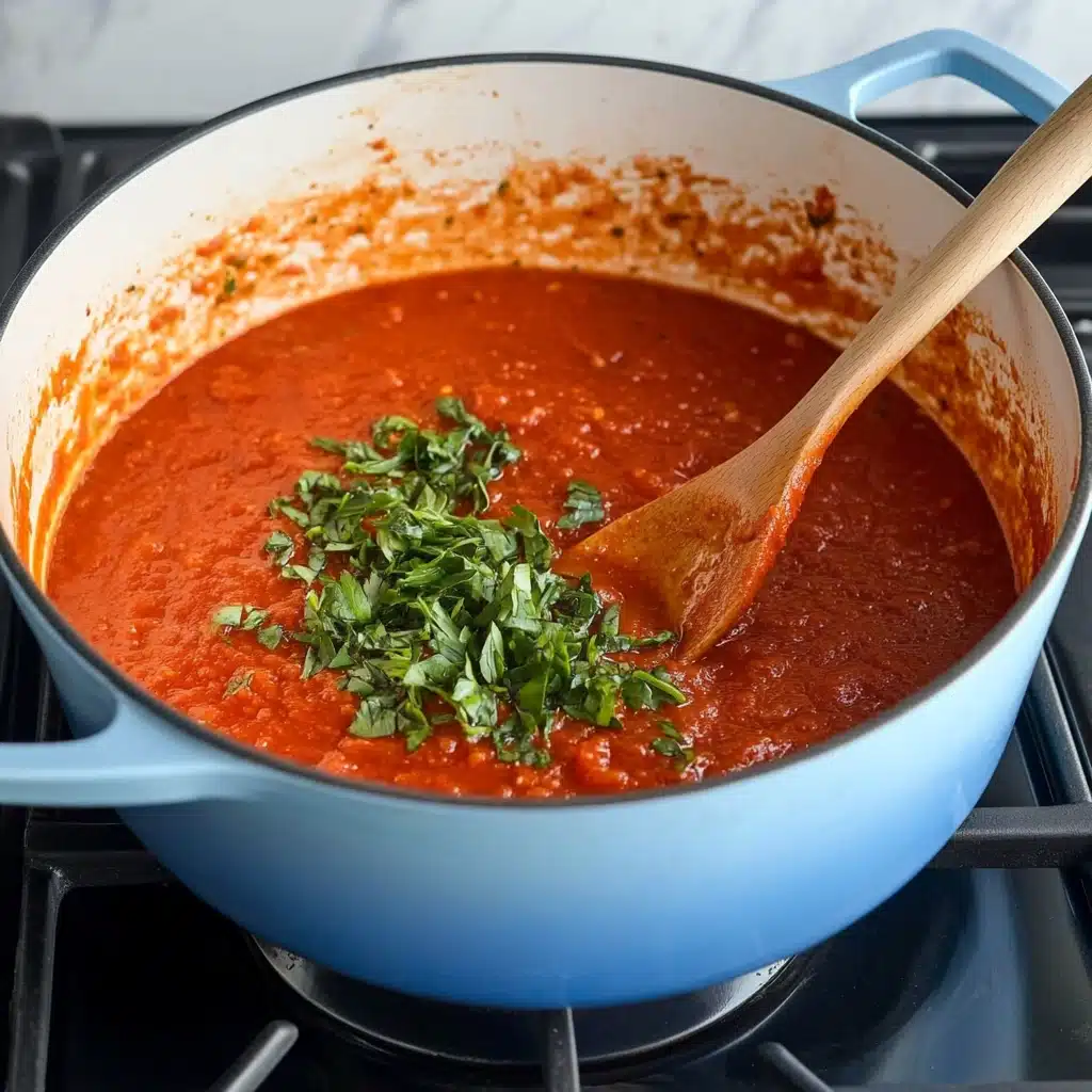 Homemade Tomato Sauce Recipe - Recipe Image