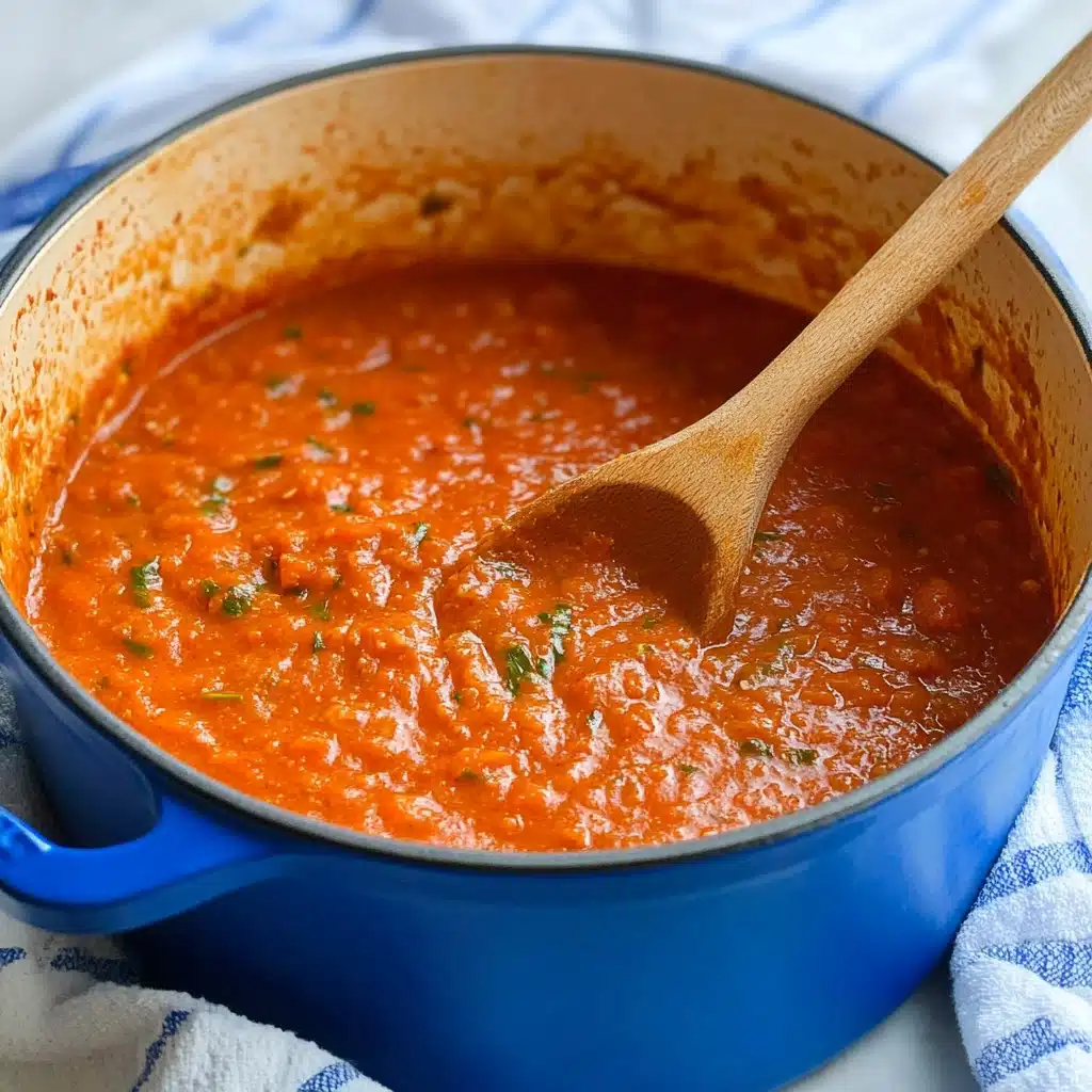 Homemade Tomato Sauce Recipe - Recipe Image