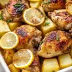 Greek Lemon Chicken and Potatoes Recipe